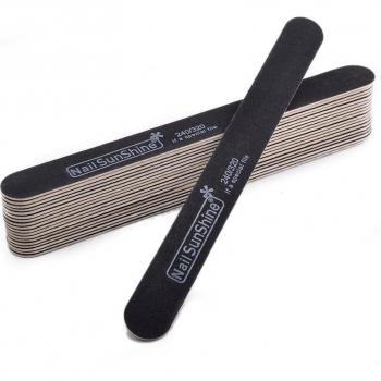 20Pcs Black Wooden Nail Art Sanding Blocks