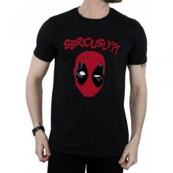 Deadpool Seriously Men's White Cotton Tee