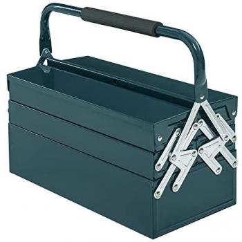 Durhand Werkzeugbox Werkzeugkasten (Set, 1 St., 1 x Werkzeugkasten), Dunkelgrün 45 x 20 x 34,5 cm