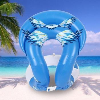 2 Pack Self-Teaching Swimming Ring with Double Airbag for Kids and Adults - Thickened Subaxillary Ring for Beginners