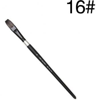 Pinceau plat en poils d'écureuil pour aquarelle