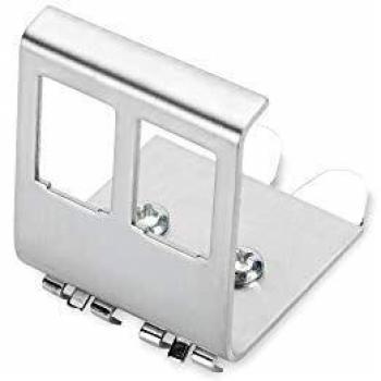 ASSMANN Carril adaptador para 1 x Keystone Module, IP20, incluye rotulación, antipolvo, tierra Muelle, seitenabdeckung, Gris