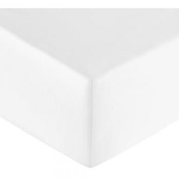 Anne de Solène Drap Housse Éclat Colombe Blanc 90x200 cm