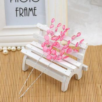 Gotas de Agua Acrílicas para Decoración Floral - 10 Piezas