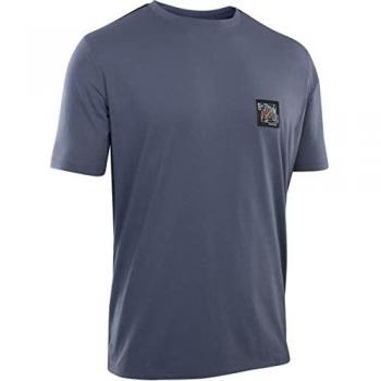 ION MTB-Jersey Seek AMP Kurzarm blau S