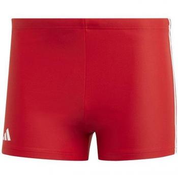 Bañador Boxer Adidas Hombre 3 Stripes Rojo