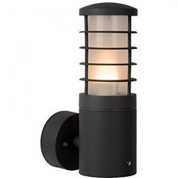 Solid Modern Wall Light Outdoor Day Night Sensor IP54 - Anthracite