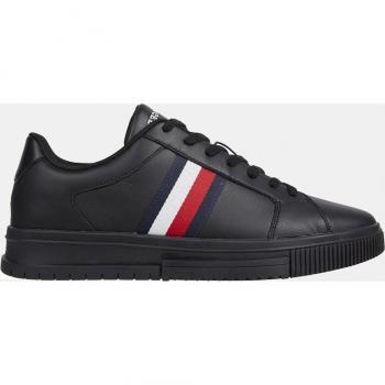 Black Sneakers with Contrast Details by Tommy Hilfiger for Men - EU40/US7