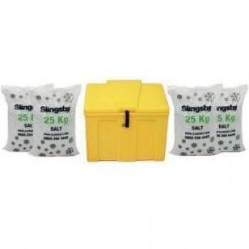 110L Heavy Duty Lockable Salt and Grit Container