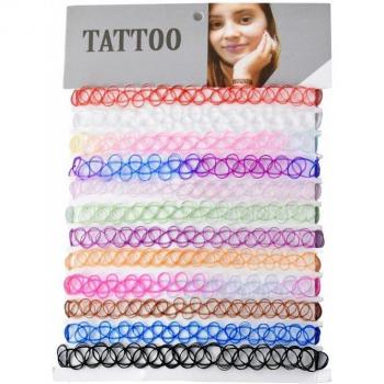 Collares Elásticos Góticos para Mujer y Niña