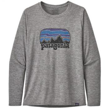Maglia tecnica a maniche lunghe Patagonia Cap Cool Daily donna blu