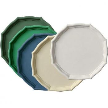 Morandi Color Handmade Wooden Cake Table Tray