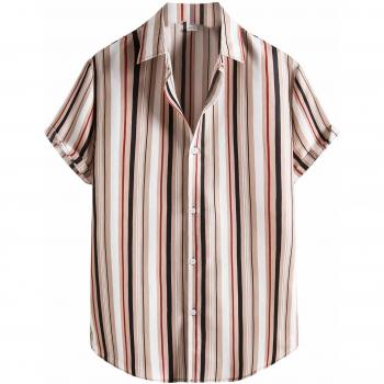 Men's Turn-Down Collar Hawaiian Shirt