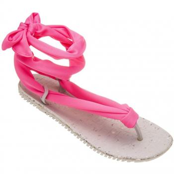 Lace‑Sandale Amazonas – Rosa-Weiß Edition für Frauen