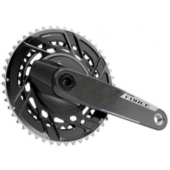 SRAM Force AXS E1 Power Meter Crankset – Noir, 46x33T, 175 mm, Unisex