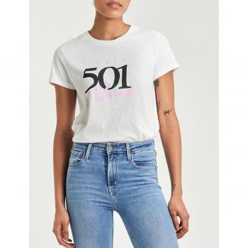 Camiseta de Mujer Levi's 501 Manga Corta