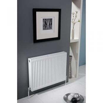 Kartell K-RAD Kompact Type 22 Double Panel with Double Convector Horizontal Radiator | White | Metal | 500mm x 2400mm