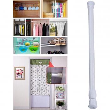 Extendable Curtain Tension Rod for Cabinets and Windows