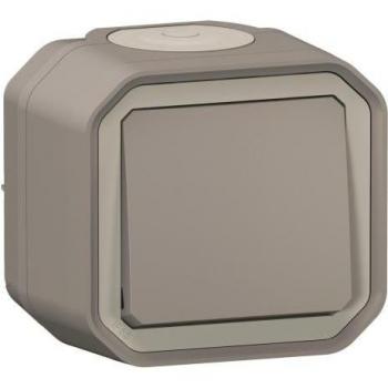 Legrand PLEXO New Feuchtraum Aufputz Kreuzschalter IP55 grau