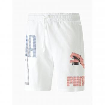 Textil Bermudas Shorts marca Puma modelo 538194-02 para hombre en color blanco