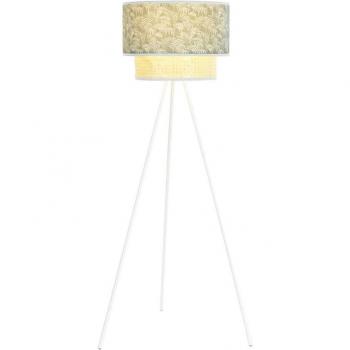 Lampadaire DKD Home Decor Metal Poliéster Blanco Verde 220 V 50 W (40 x 40 x 129 cm)
