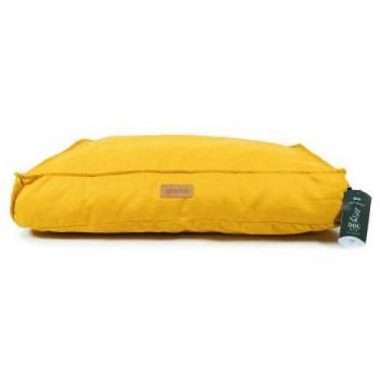 Cama Rectangular Amarilla para Perros Gloria Altea 76x56 cm