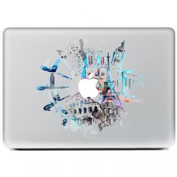 Plattenspieler Karikatur Laptop Haut