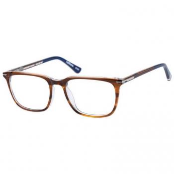 Superdry SDO HALFTONE 101 Men's Glasses Brown Size 54