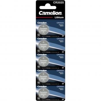 Camelion CR2025 3V Piles Lithium 5 pièces