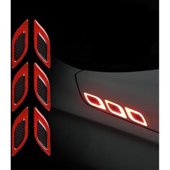 6Pcs Reflective Anti-Scratch Car Strips