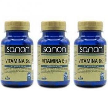 Sanon Pack Vitamina B12 500mg 3x60caps