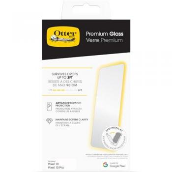 OtterBox Premium Glass Shield – Google Pixel 10 / 10 Pro (Clear)