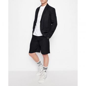 Navy Linen Twill Shorts – Armani Exchange Men’s 36