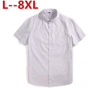 Camisa de trabajo para hombre 6XL manga corta