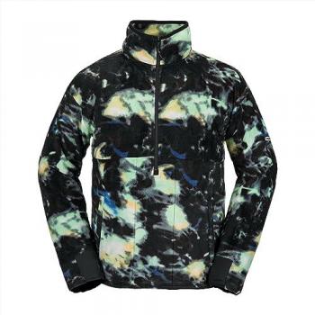 POLAR FLEECE HALLOWEEN ZIPPED BLK XL