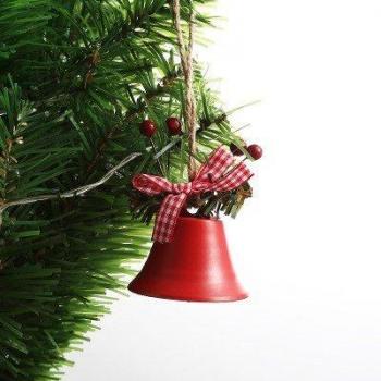 Colgante Trineo y Campana Festiva
