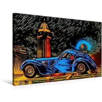 DeVerviers 1930er Bugatti 57 Atlantic Poster