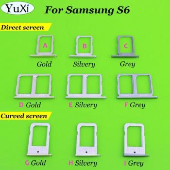 Soporte Simple/Doble Bandeja SIM YuXi – Compatible con Galaxy S6 Edge