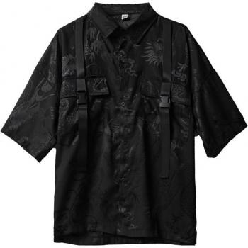 XITAO Sommerliche Bluse mit Brusttasche