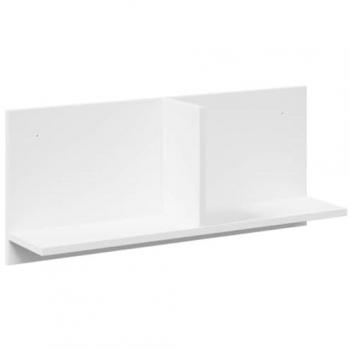 VIDAXL Mobile a Parete 70x16,5x30 cm Bianco in Legno Multistrato