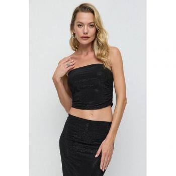 No Matter What Stone-Embellished Bandeau Top – Damen, Größe L