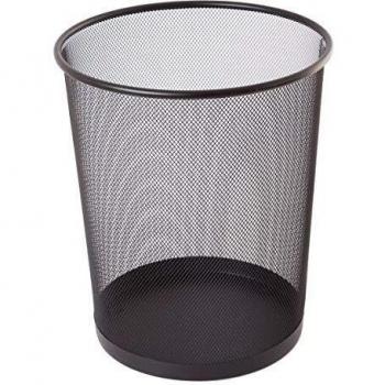 TTO Office Black Large 19L Wire Metal Trash Can