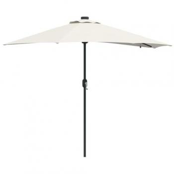 Grandi Ombrelli da Giardino Sabbia 294x150x223 cm Tessuto
