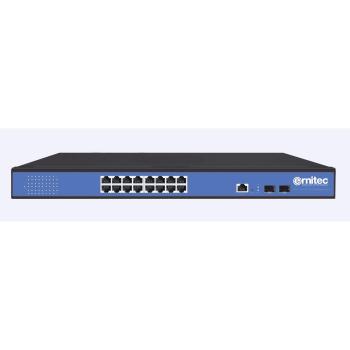 Switch PoE Gigabit 16 Porte Gestito L2 Ernitec (ELECTRA-M216/2)