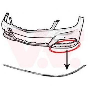 VAN WEZEL Baguette et bande protectrice, pare-chocs avant gauche 3097481 MERCEDES-BENZ,C-Klasse Limousine (W204),C-Klasse T-modell (S204)