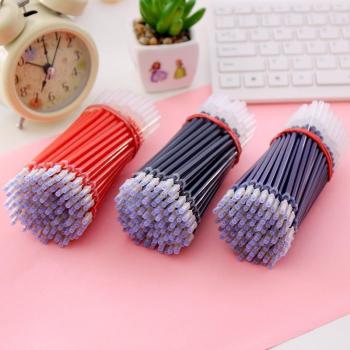 Ricariche per penne a sfera 0,5 mm, testa a proiettile, confezione da 10, colore nero