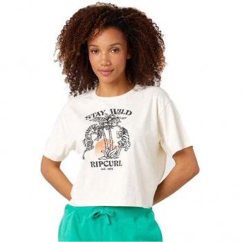 Camiseta de Manga Corta Rip Curl Stay Wild Blanco