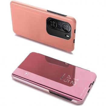 Custodia Transparent con Tapparella per Xiaomi Redmi K40 Pro+ / K40 Pro / K40 / Poco F3 Rosa