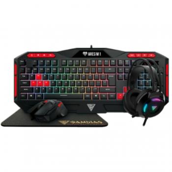 Kit Gamer Completo Poseidon M2 - Teclado, Mouse, Headset e Mouse Pad