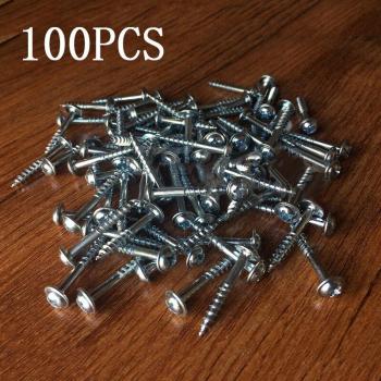 Kit de vis à trou de poche 100 pièces avec bouchons - Outil menuiserie ST4-30